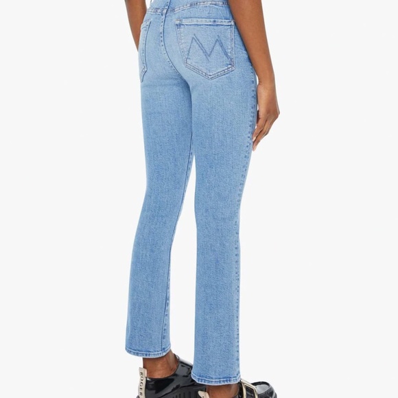 NWT Mother Denim The Pixie Hustler Ankle Cotton Blend Jeans Blue Tarot Time 26 - Picture 4 of 8